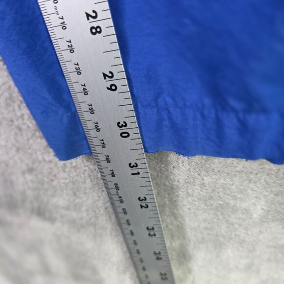 Mens Nike Team Blue Athletic Track Pants Windbreaker Zip Sides Drawstring Size M - Picture 8 of 10